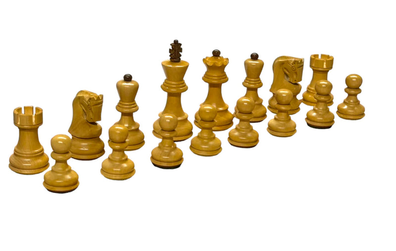 Zagreb Russian Acacia 3" Chess Pieces 15.75" Mahogany Board and Box -  CHESSMAZE STORE UK 