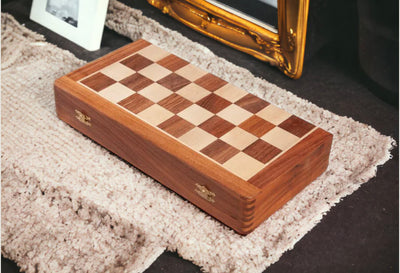 Hand Made Magnetic Folding 14" Chess Set -  CHESSMAZE STORE UK 