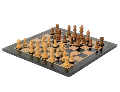 3" Classic Acacia Pieces 15.75"  Anegre Chessboard -  CHESSMAZE STORE UK 
