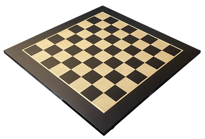 20" Black Matt and Maple Chess Board -  CHESSMAZE STORE UK 