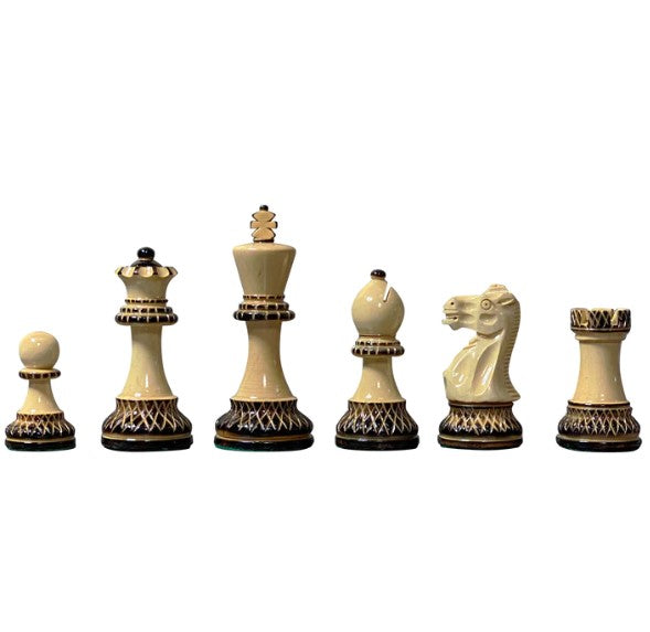 20" Anegre Artistic Parker Chess Set & PU Box -  CHESSMAZE STORE UK 