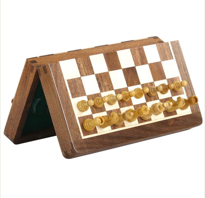 Hand Made Magnetic Folding 14" Chess Set -  CHESSMAZE STORE UK 