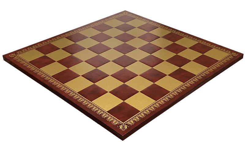 Italian Eco Leather Board with Calvert Boxwood & Black Chess Pieces -  CHESSMAZE STORE UK 