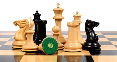 The 1850's London Boxwood and Ebony 3.5" Replica Chessmen -  CHESSMAZE STORE UK 