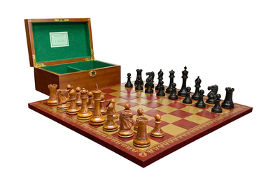 Antique Paulsen Chess Pieces Set - Italian Vinyl Chessboard & Mahogany Box -  CHESSMAZE STORE UK 