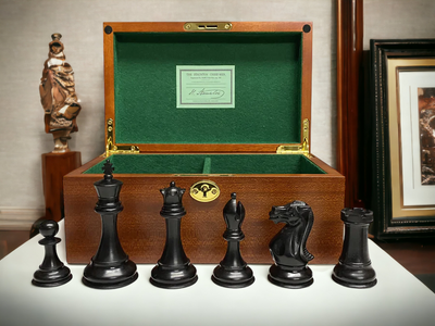 1849 Antique Staunton Collectors Series Chess Men & Box -  CHESSMAZE STORE UK 