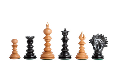Luxury Hand Carved Chess Pieces - The St Petersburg Savano Ebony Edition -  CHESSMAZE STORE UK 