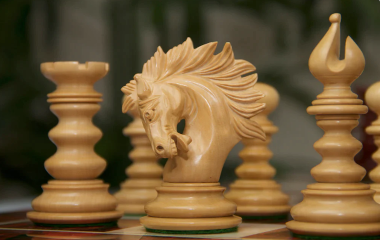 Luxury Hand Carved Chess Pieces - The St Petersburg Savano Ebony Edition -  CHESSMAZE STORE UK 