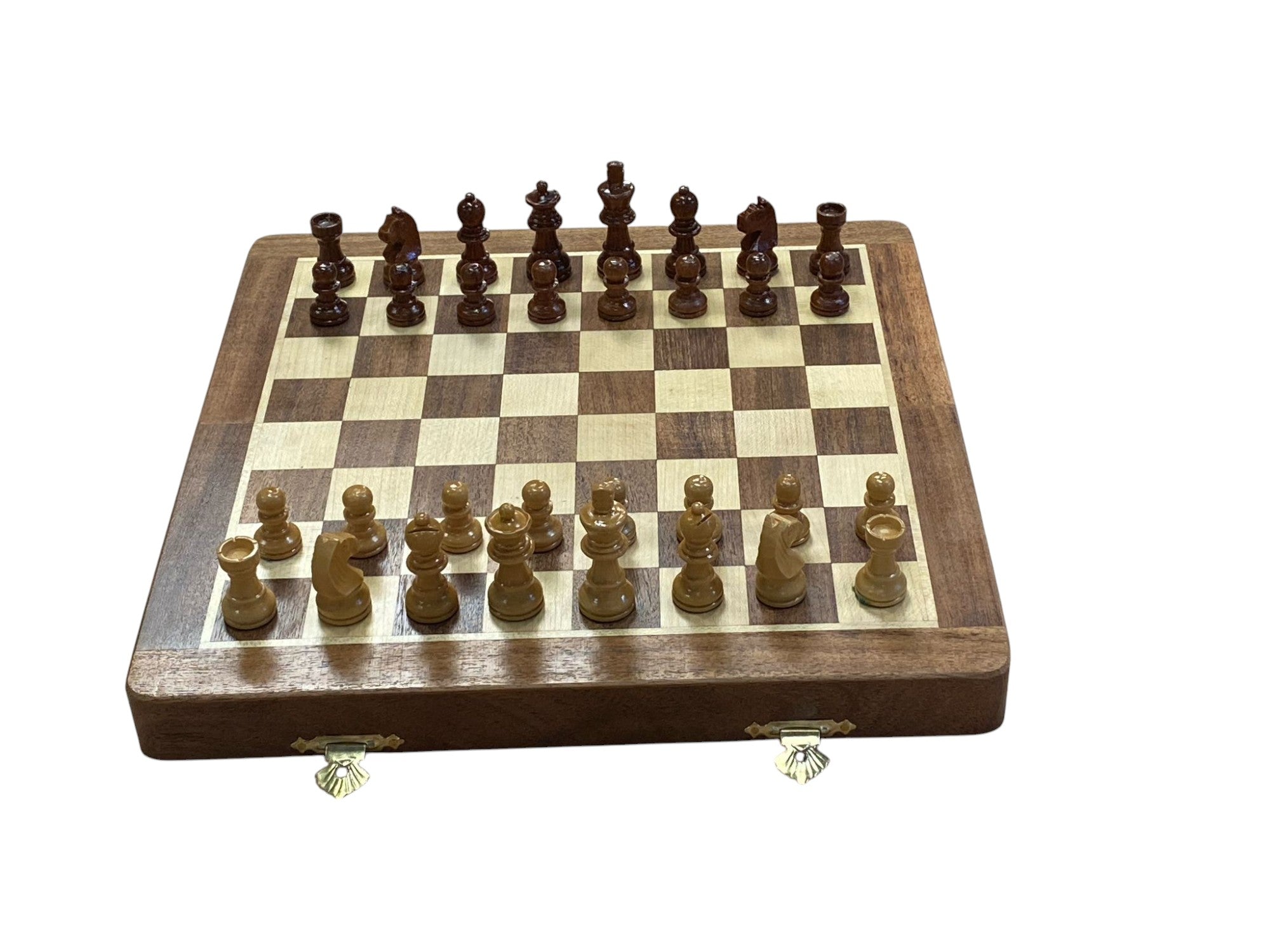 10 Inch Magnetic Hand Made Folding Chess Set - CHESSMAZE STORE UK