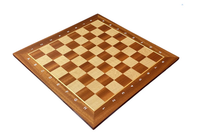 Grandmaster Black Mahogany Algebraic Chess Set with Drawstring Bag - CHESSMAZE STORE UK