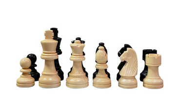 Grandmaster Black Mahogany Algebraic Chess Set with Drawstring Bag - CHESSMAZE STORE UK