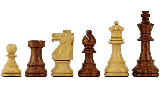 4” British Acacia & Boxwood Chess Pieces - CHESSMAZE STORE UK
