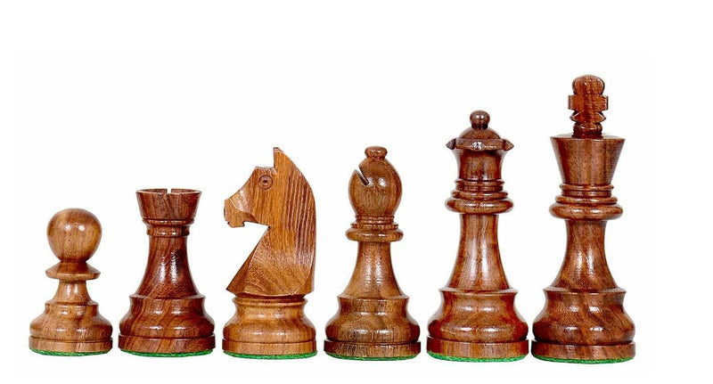 Classic 3.75" Acacia Chess Pieces - CHESSMAZE STORE UK