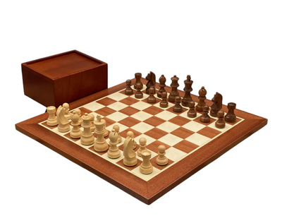 3" Acacia Classic Pieces 15.75" Mahogany Chessboard & Slide lid Box -  CHESSMAZE STORE UK 