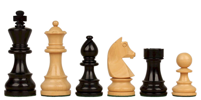15.75” Classic Staunton Ebonised Mahogany Chess Set & Box -  CHESSMAZE STORE UK 