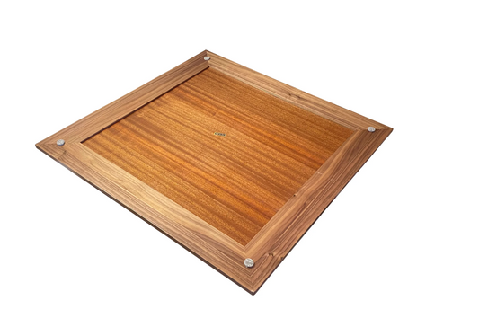 24" Luxury Italian Drueke Walnut Chess Board - CHESSMAZE STORE UK