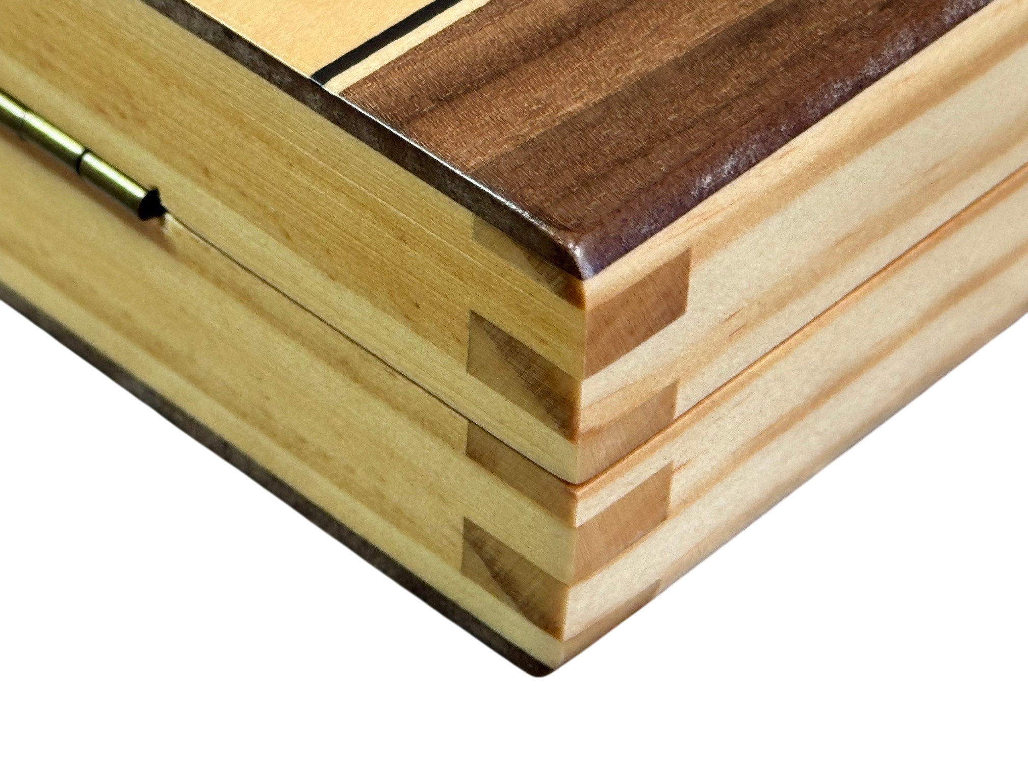 15 Inch Solid Walnut Maple Folding Magnetic Chess Set - CHESSMAZE STORE UK