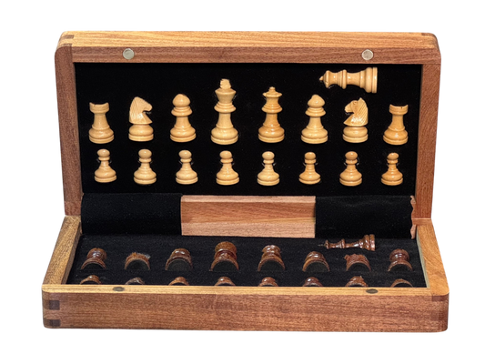 10 Inch Magnetic Hand Made Folding Chess Set - CHESSMAZE STORE UK