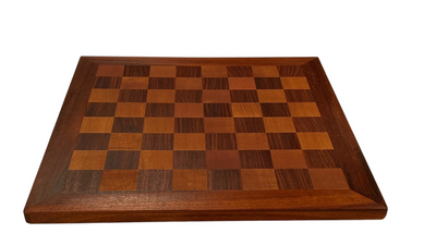 Leuchars Cooke 1849 Reproduction Chess Set with Antiqued 21-Inch Chessboard - Slide Lid Box - CHESSMAZE STORE UK