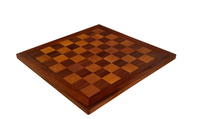 Leuchars Cooke 1849 Reproduction Chess Set with Antiqued 21-Inch Chessboard - Slide Lid Box - CHESSMAZE STORE UK