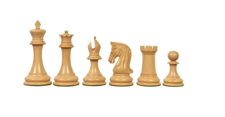 3.75" Imperial Ebony and Mahogany Chess Set -  CHESSMAZE STORE UK 