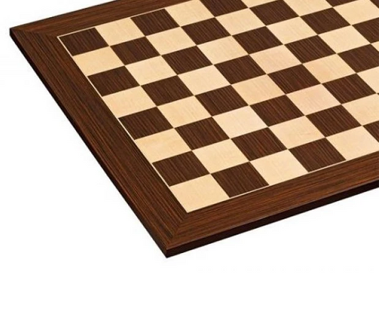 Wenge and Maple 16" Chess Board - CHESSMAZE STORE UK