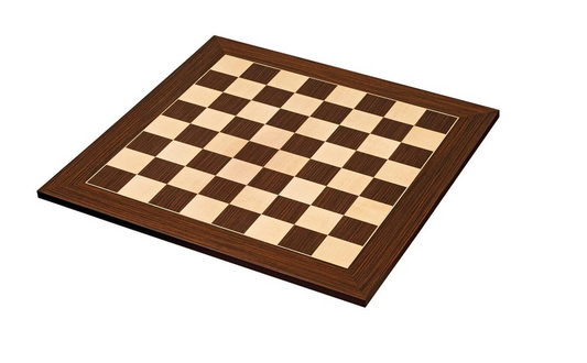 Wenge and Maple 16" Chess Board - CHESSMAZE STORE UK