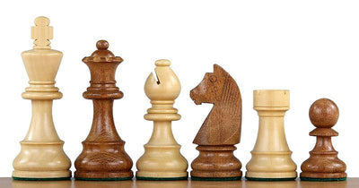 3" Classic Boxwood & Acacia Chess Pieces -  CHESSMAZE STORE UK 