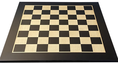 20" Black Matt and Maple Chess Board -  CHESSMAZE STORE UK 