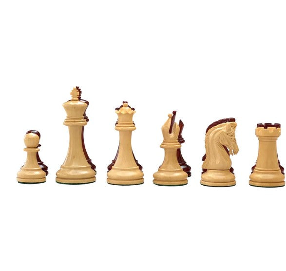 Tristan Imperial Padauk Chess Pieces 3.75" -  CHESSMAZE STORE UK 