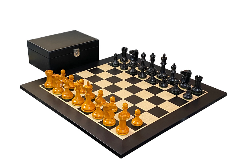 Antique Fischer Chess Pieces, 20" Anegre Chessboard & Vinyl Storage Box -  CHESSMAZE STORE UK 