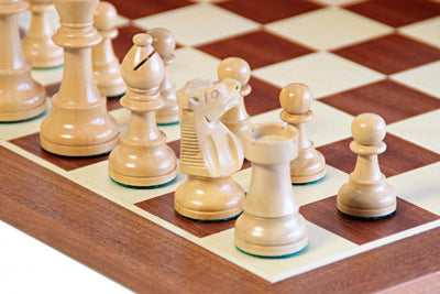 3.75" British Acacia Pieces 19" Mahogany Board & Burl Chess Box -  CHESSMAZE STORE UK 