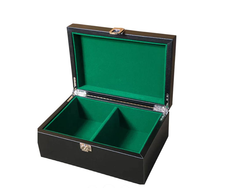 British Ebonised 3.75" Chess Pieces, 19" Walnut Board & P.U Storage Box -  CHESSMAZE STORE UK 