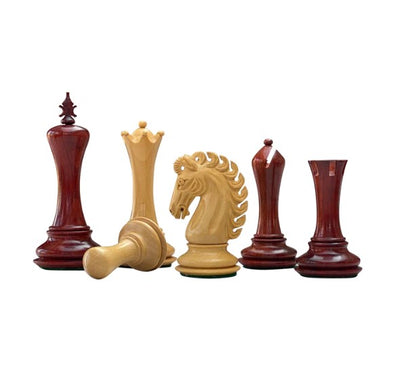 Emperor Series Padauk Chessmen -  CHESSMAZE STORE UK 
