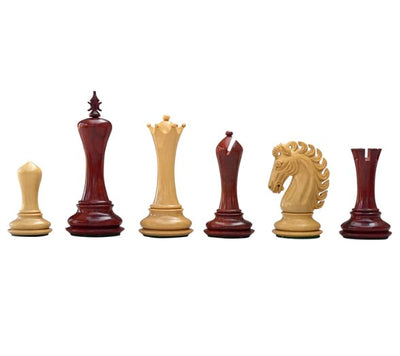 Emperor Series Padauk Chessmen -  CHESSMAZE STORE UK 