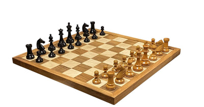 22" Acacia Boxwood Chessboard, Hastings Chess Pieces, & Mahogany Storage Box -  CHESSMAZE STORE UK 