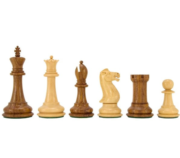 3.75" Old English Acacia Boxwood Chess Pieces -  CHESSMAZE STORE UK 