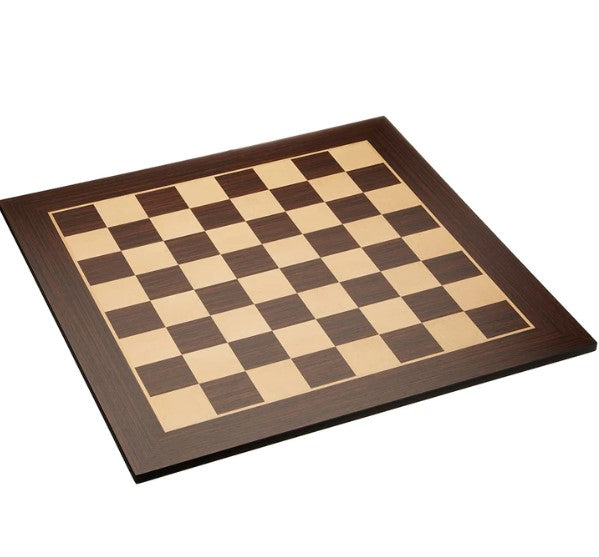 Wenge and Maple Chess Board 21 Inch -  CHESSMAZE STORE UK 